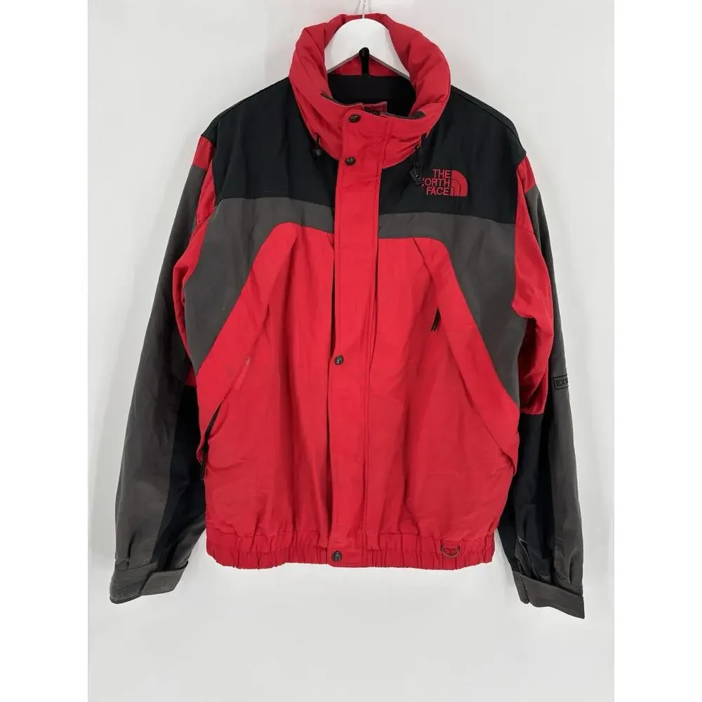 The North Face Vintage Jacket Mens Large Red Black 90s Ultrex Burlington Extreme
